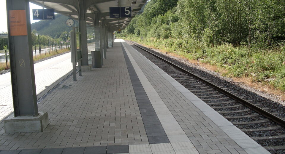 Bahnsteig Olsberg