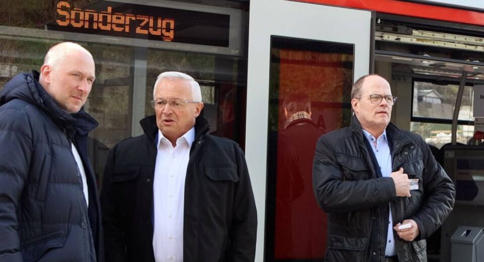 Ferdiand Schmidt an der Eifelstrecke