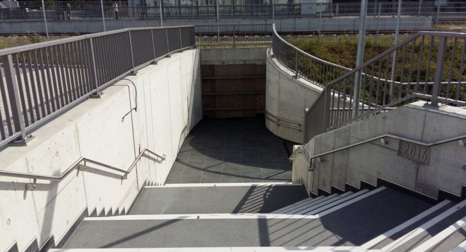 Treppenanlage am Bahnhof in Arnsberg