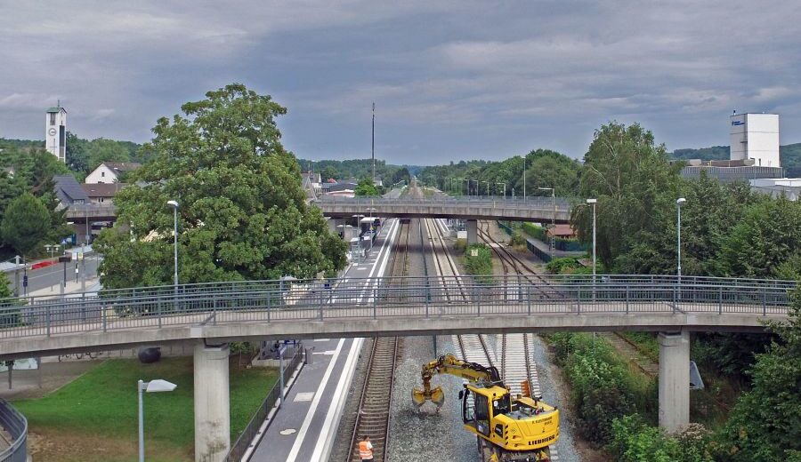 Bahnsteige in Wickede