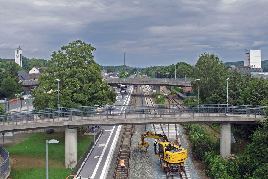 Bahnsteige in Wickede