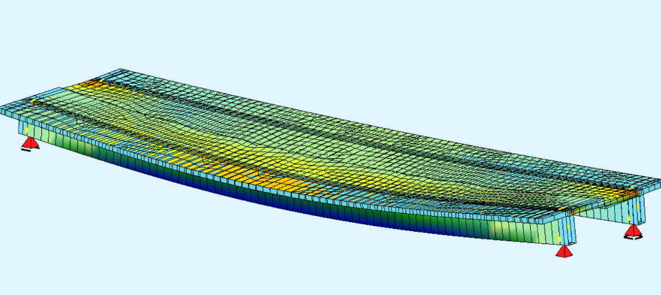Skizze einer Brücke